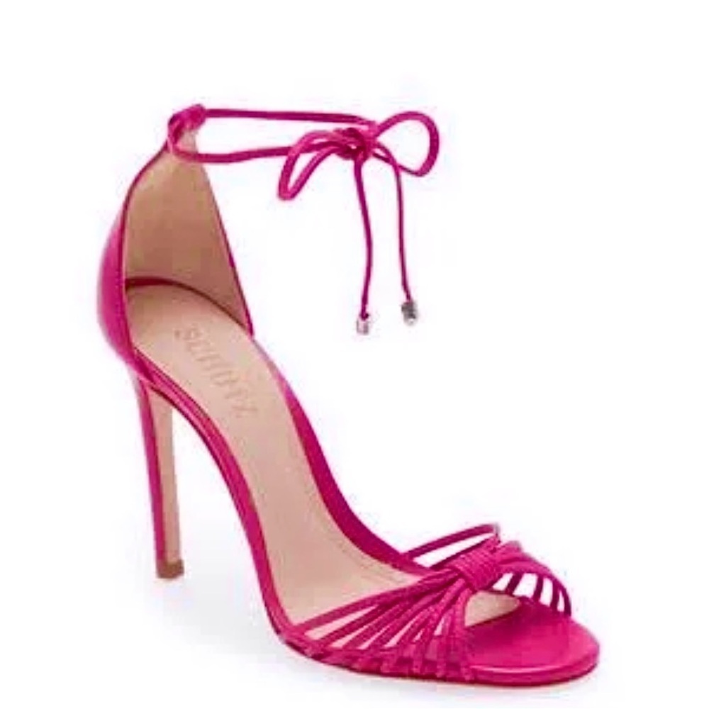 Schutz Dive Nappa Leather Hot Pink - Nappa Leather Size 7 - Picture 3 of 13